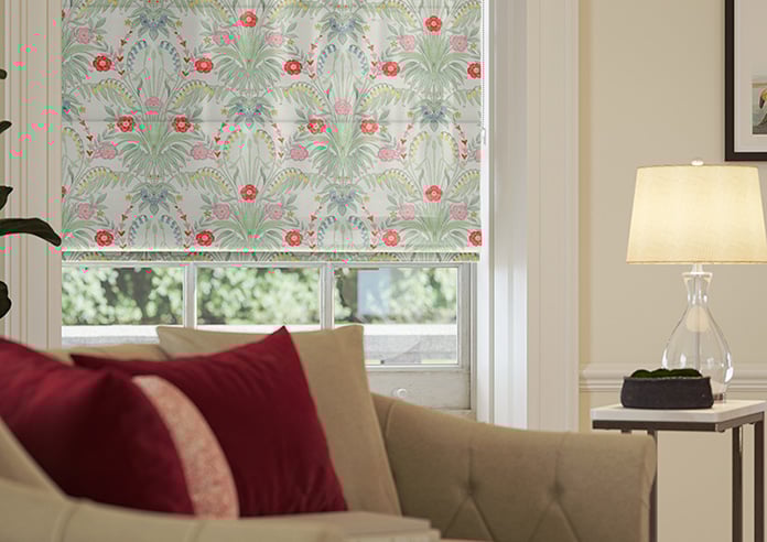 Cotswold Faux Silk, Lipstick - Motorised Roman Blind - Image 5